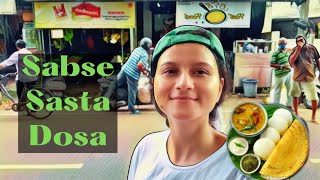 I ate the cheapest Dosa of my life |kochi hindi vlogs