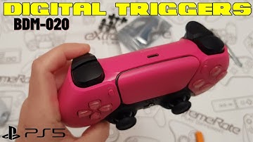 PS5 eXtremerate Clicky Tactile Digital Triggers BDM-020 Playstation 5