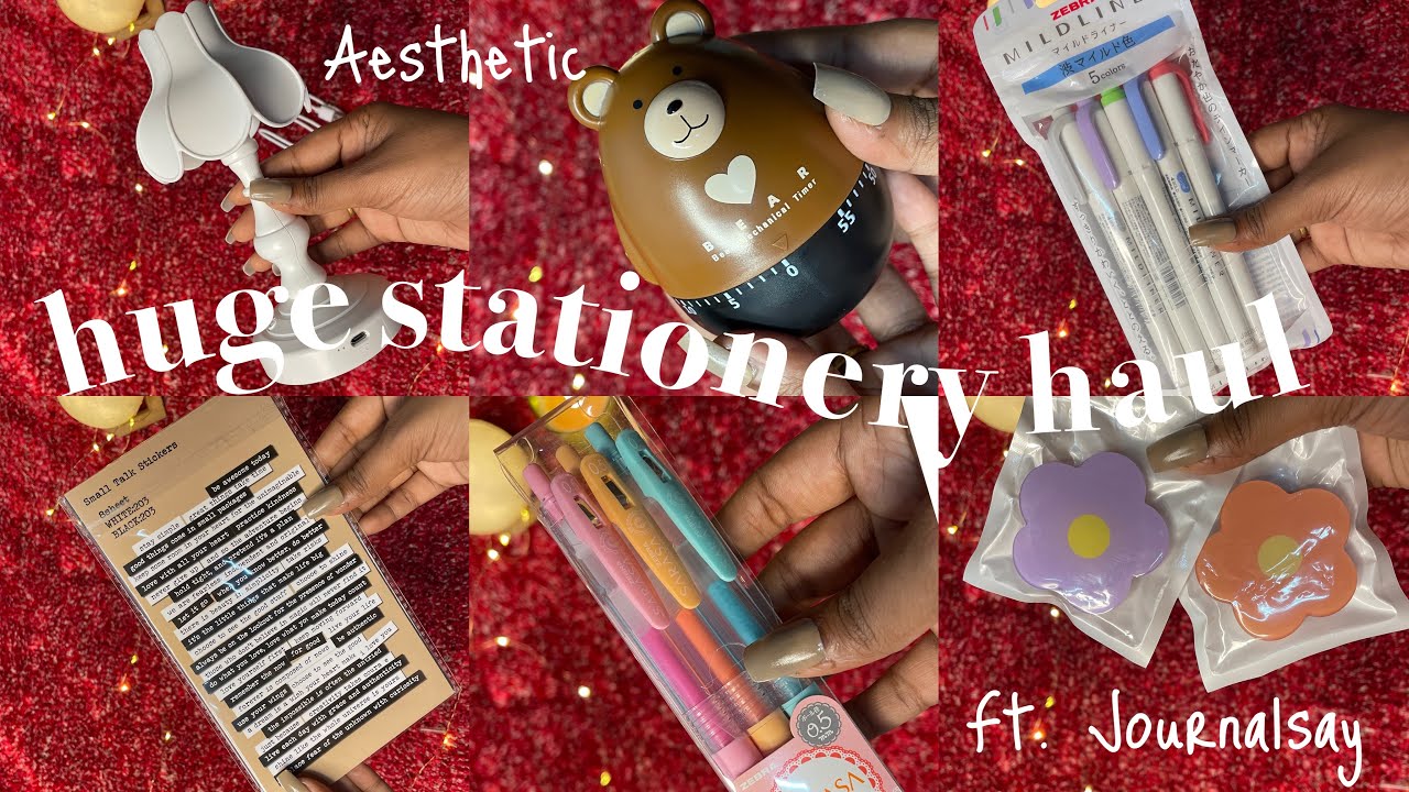 Affordable & Aesthetic Stationery Haul from Journalsay 📚 🖊️ YouTube