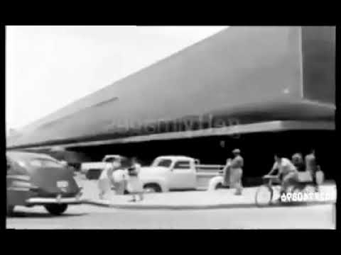 Mercado de la merced y cercanías 1954