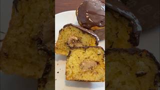 Budín relleno de pasta bon o bon #budin #budinbañadoenchocolate