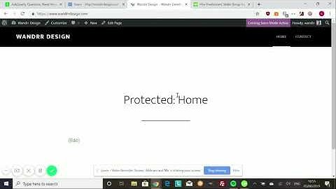 How to Password Protect Pages in Wordpress | Wordpress Tutorial
