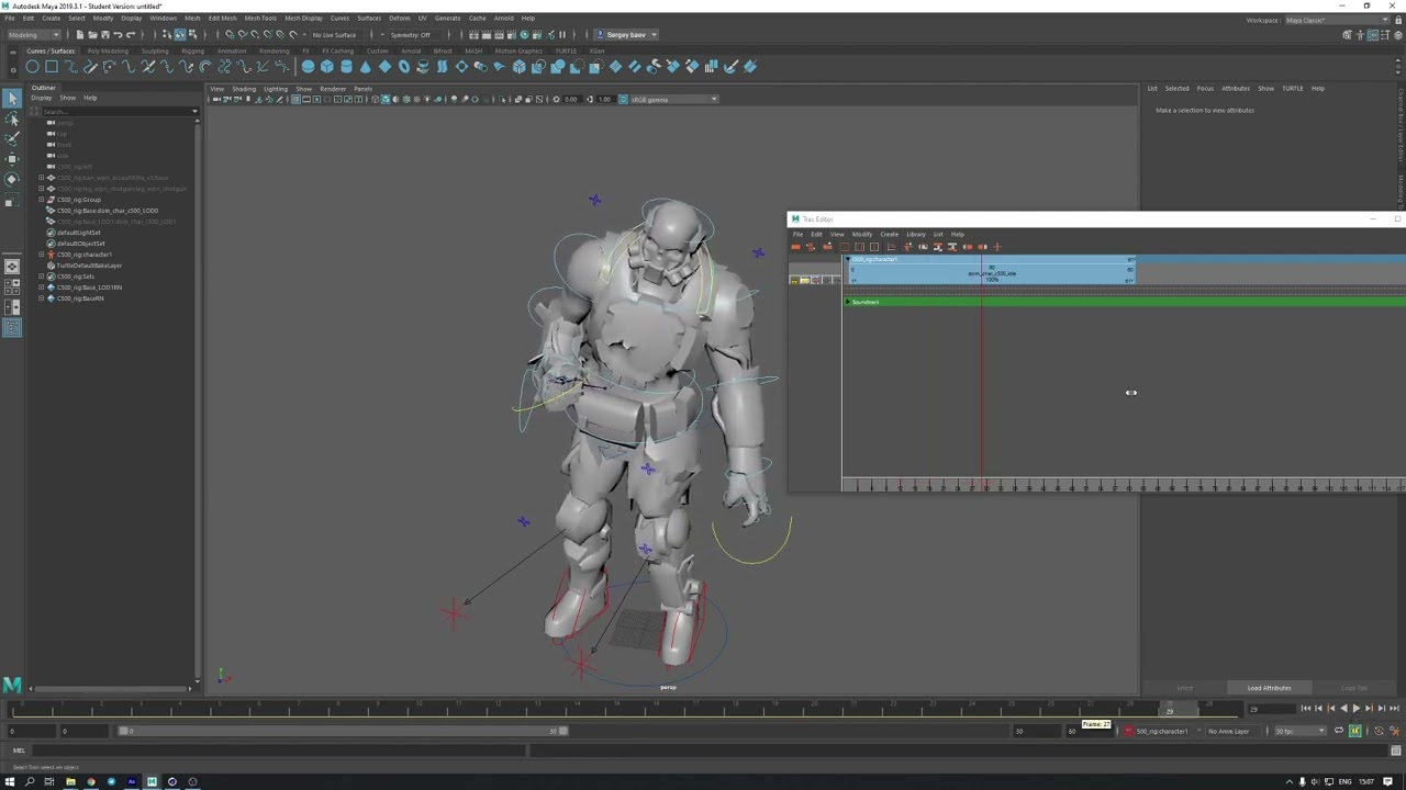 Как экспортировать SourceAnimations из Майа в fbx