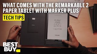 Opening the reMarkable 2 Paper Tablet with Marker Plus – Tech Tips from Best Buy