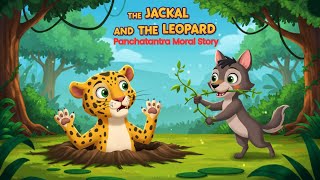 The Jackal And The Leopard | Panchatantra Story in English | Cartoon Moral Story #cartoon
