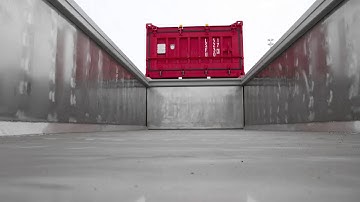 20’ Half Height Heavy Duty Open Top Container - core