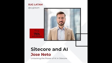 Session 19 - Jose Neto - Sitecore And Artificial Intelligence