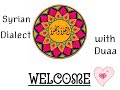 Syriandialect Arabic Lesson Nr 5