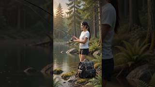 Alone in a Black Tent While Heavy Rain Falls | Elm Tree Forest Bushcraft Tent Camping ASMR #shorts