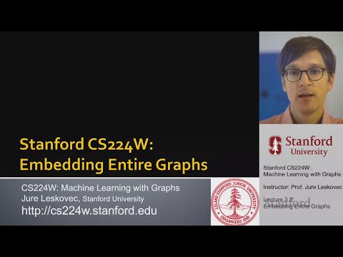 CS224W: Machine Learning with Graphs | 2021 | Lecture 3.3 - Embedding Entire Graphs