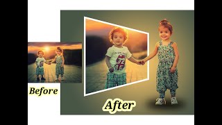 3D Photo editing in Photoshop | 3d photoshop kaise banaye | Bikash Creator screenshot 4