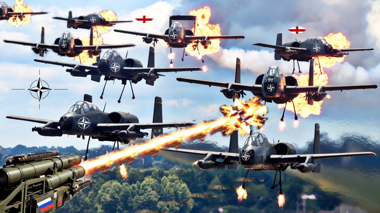 США в шоке! Бомбардировщики НАТО А-10, отправленные в Украину, попали в засаду российских военных