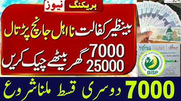 Ehsaas Program 7000 Online Check 2022 | Ehsaas Online registration | Benazir  Program 7000 | 8171
