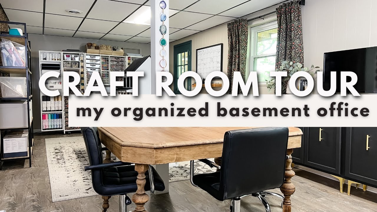 Home Office Ideas & Craft Room Makeover