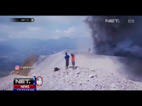Video: Gunung berapi Indonesia Sinabung (foto)