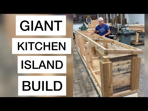 Building a massive kitchen island