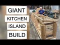 Building a massive kitchen island