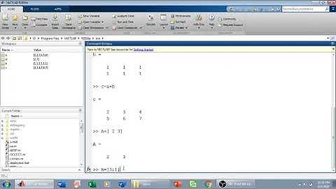 Math operations in MATLAB