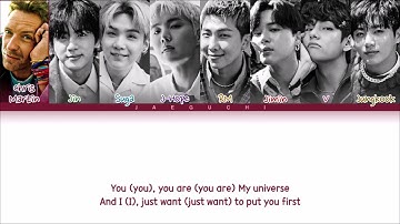 ColdplayBTS - My Universe (Official Lyrics (Color Coded Lyrics)