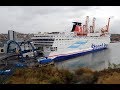 Stena line ferry entry Poland - Sweden - Gdynia -Karlskrona Заезд на паром Stena Vision