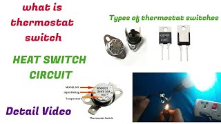 Temperature Sensor Thermostat Switch Circuit with KSD301 
