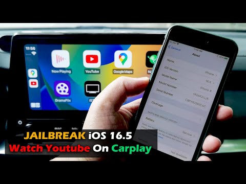 JAILBREAK iOS 16.5 Watch Youtube On Carplay