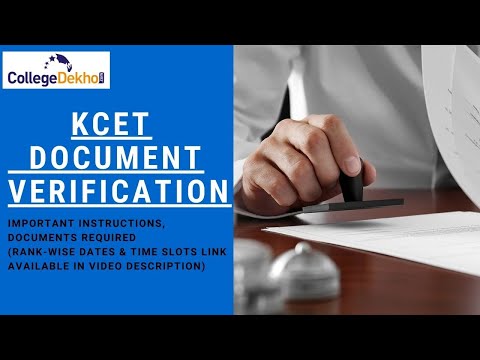 KCET 2021 Document