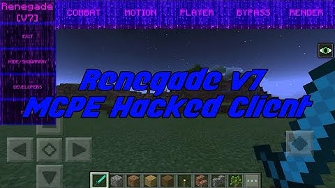 MCPE: Renegade v7 Hacked Client / Mod Menu + Download