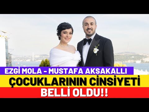 Ezgi Mola ve Mustafa Aksakallı çiftinin doğacak bebeklerinin cinsiyeti belli oldu