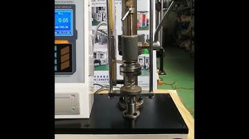 How to use the spring tension testing machine