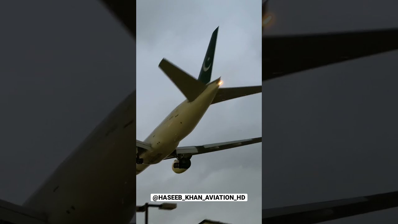 PIA Flight PK797 Arriving Overhead To Toronto Pearson Shorts
