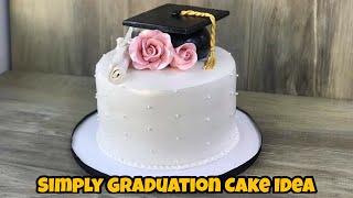 Simple & Easy Graduation Cake Tutorial for Beginners / Graduation Cake