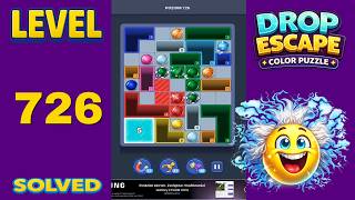 Drop Escape – Level 726 | Walkthrough