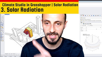 3-Solar Radiation Analysis with Climate Studio #solarradiation  #climatestudio  #GrasshopperAnalysis