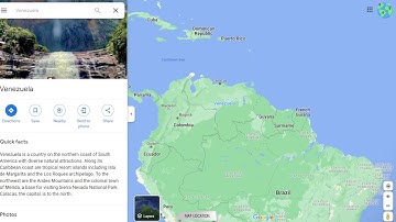 Where on the map - Venezuela