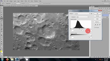 Moon surface image processing tutorial