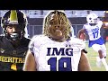 IMG Football Academy , #2 In the Nation v National Powerhouse American Heritage (FL) Game Was 🔥🔥🔥