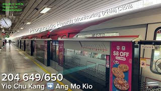 ⁴ᴷ⁶⁰ [SMRT] Prognostic Health Monitoring KSF C151B [649/650] NS15 Yio Chu Kang ➡️ NS16 Ang Mo Kio