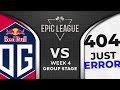 OG vs JUST ERROR - DECIDER MATCH - EPIC LEAGUE 2020 Dota 2 Highlights