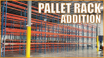 Pallet Racking Addition for a DC - Time Lapse | Logic MH