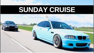 Sunday Cruise | E46 M3, E46 330Ci SuperCharged, Nissan Silvia S14, Jetta Mk3 VR6 Turbo
