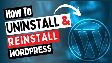 How to uninstall and reinstall WordPress (on cPanel) | Step-by-step | delete WordPress from cPanel