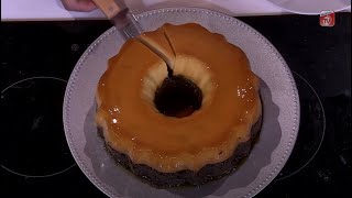 Choco Flan a Punto de Caramelo con Cary y su Sazón