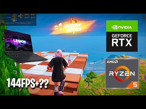 *RTX 3050 Ti & AMD Ryzen 5 5600H* Fortnite Benchmark! (Performance Mode)