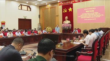 Giao ban công tác nội chính, cải cách tư pháp, phòng, chống tham nhũng tiêu cực và công tác tôn giáo