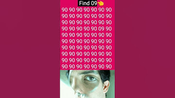 Sharp eyes only spot hidden odd👀💯 #visionchallenge #shorts