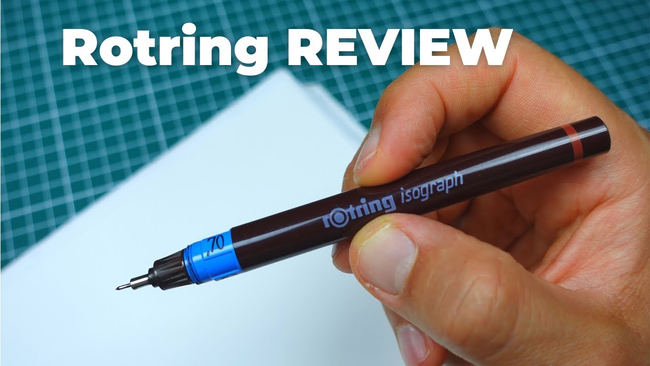 Review Rotring Isograph Pen vs Rotring Tikky Graphic // How to Unclog