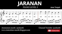 notasi balok jaranan - piano tingkat 3 - lagu daerah jawa tengah - instrumen  - Durasi: 1:42. 