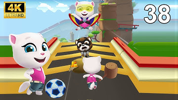 Talking Tom Gold Run Tom Summer Of Sports Gameplay Walkthrough 4K Part 38