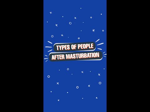 Types of people after masturbation | iCliniq #shorts